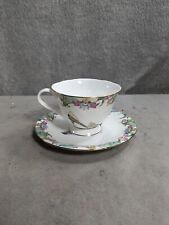Royal Elfreda Porcelain Tea Cup And Saucer Floral Design By Allison L.L picture