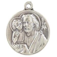 Creed Heritage Collection St Joseph Medal Size .875 in Dia Features 24in L Chain picture