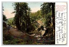 c1905 Gravity Car on Steepest Grade Mt. Tamalpais Railway railroad California picture