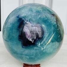 2540G Natural Fluorite ball Colorful Quartz Crystal Gemstone Healing picture