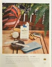 Rare 1950's Vintage Original Kent Cigarette Golf Advertisement Ad picture