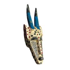 African Bambara Mask Mali Wood Mask,Tribal Sculpture Decorative Hanging-1101 picture