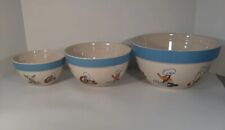 Vintage 1996 Looney Tunes Set Of 3 Nesting Mixing Bowls Rare picture
