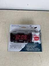 Alarm Clock W/Flash Light - SPARTUS Model 121161 Sound/light VINTAGE New Sealed picture