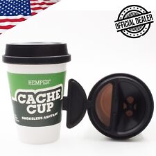 Hemper Coffee Cup Cache Cup Stash Jar ASHTRAY Secret Herb Container Smell Proof picture