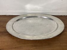 Vintage Wilton Company Silver Plate Tray Large Heavy 19” Plain picture