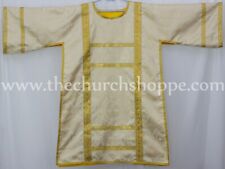 Spanish Dalmatic Metallic Gold vestment with Deacon's stole & maniple ,chasuble picture