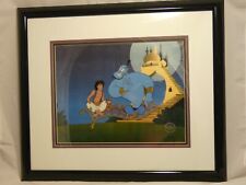 Aladdin Disney Sericel Magic Carpet Genie Abu with Background - Limited Edition picture
