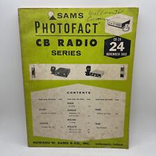 Original Sams Photofact CB Radio Series Service Repair Manual Book CB-24 picture