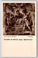 c1960s Achille's Anger Against Agamemnon Art Pieter Rubens Vintage Postcard picture