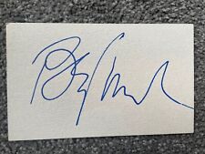 Barry Manilow signed 3x5 JSA COA index card psa bas  picture