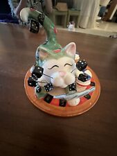 Vintage Whimsical Cat Collectors  Gambling Cat. Perfect Condition Lacombe picture