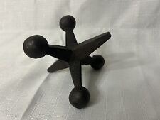 Vintage Cast Iron Jacks Bookend Paper Weight picture