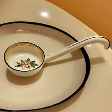 Vintage Noritake Hand Painted Porcelain Ladle Spoon Floral Theme picture
