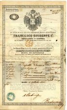 Passport of Francesco GIUSEPPE I - Miscellaneous picture