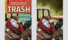 Brilliant Trash #1 Mike Rooth Variant TWO COVER SET LTD to 100 NM EC Homage picture