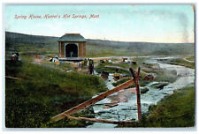 c1910 Spring House Hunter's Hot Springs Montana MT Antique Unposted Postcard picture