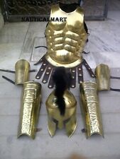Christmas Greek Muscle Armor W/ Spartan Helmet Leg Arm Guard CA001 picture