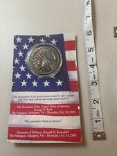 Vintage 9/11 Collectors Coin Bureau of Engraving & Printing  picture