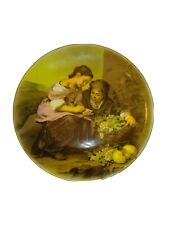 Waldershof Bavaria Germany 22 karat gold 11.5 inch diameter #51 plate grapes gir picture