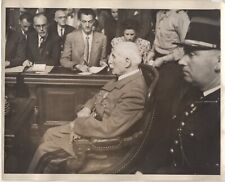 Vintage Marshal Philippe Pétain WW2 Paris Trial Pictures 2 8 x 10 Photos picture