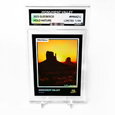 MONUMENT VALLEY Holographic Card 2023 GleeBeeCo Slabbed #MNAZ-L Arizona /49 picture