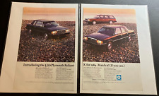 1984 Plymouth Reliant K - Vintage Original 2-Page Automotive Print Ad / Wall Art picture