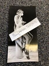 Rare Original Unpublished Photo Of Kathryn Marlowe Sipping Tea 8.5”x4” picture