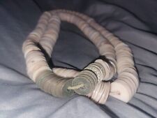 Rare Antique Conch Shell & 1920's 5C Coins Necklace African Tribal Mid 1900's... picture
