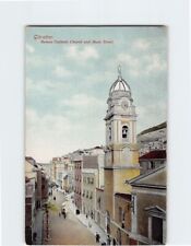 Postcard Roman Catholic Church and Main Street, Gibraltar picture