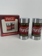 1997 Coca-Cola Fountain Service Salt & Pepper Shakers picture
