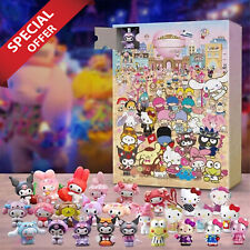 Hello Kitty 2024 Christmas Advent Calendar Kuromi Countdown 24 Days Sanrio Toys picture