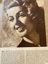 Lana Turner, Nelson Eddy, Double Full Page Vintage Pinup picture