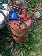 Vintage Bennett Oil Lube Lubester Hand Crank Gas Service Station Pump picture