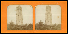 Paris, Tour Saint-Jacques, ca.1860, stereo day/night (French Tissue) print came picture