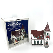 Vtg Dept 56 Snow Village SHADY OAK CHURCH #5462-3 in Original Box NO LIGHT KIT picture