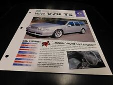 1996+ Volvo V70 T5 Wagon Spec Sheet Brochure Photo Poster picture