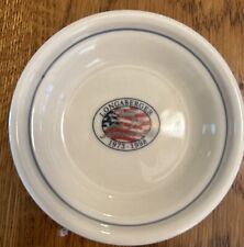 Longaberger Collectors Club 25th Anniversary Pottery Pie Plate Stamp 1973-1998 picture