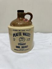 Vintage McCormick Platte Valley Straight Corn Whiskey Jug with Cork Collectible picture