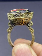 Rare Ancients Beautiful brass sliver ring picture