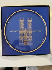 1971 Orrefors Annual Plate Limited Edition Crystal Plate Westminster Abbey picture