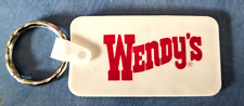 Vintage 1980s Wendy's Fast Food Logo Keychain picture
