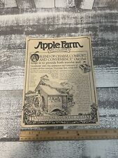 Advertisement For Apple Farm San Louis Obisbo picture