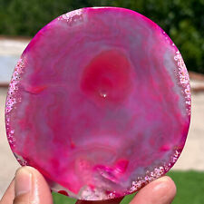 80G Natural and Beautiful Agate Geode Druzy Slice Extra Large Gem picture