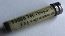 Vintage VEMCO TEC 2mm Compass Lead 3H Metal Cap 11pk Tube Paper Insert USA picture