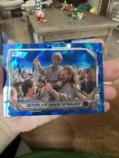 🔥🔥🔥2024 Topps Sapphire Star Wars Victory For Anakin Blue picture