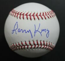 Larry King (d.2021)Signed Autograph Autographed Baseball CNN TV Radio Host JSA picture