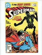 Superman #1 Comic Book 1987 VF/NM John Byrne DC Heart of Stone Metallo picture