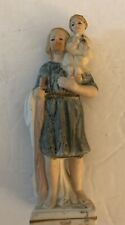 Vintage Napco St Christopher Figurine With Child Napcoware 6109 MCM Japan 5.5” picture