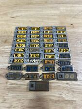 Lot Of 41 Vintage Pennsylvania Liscense Plate Charms picture